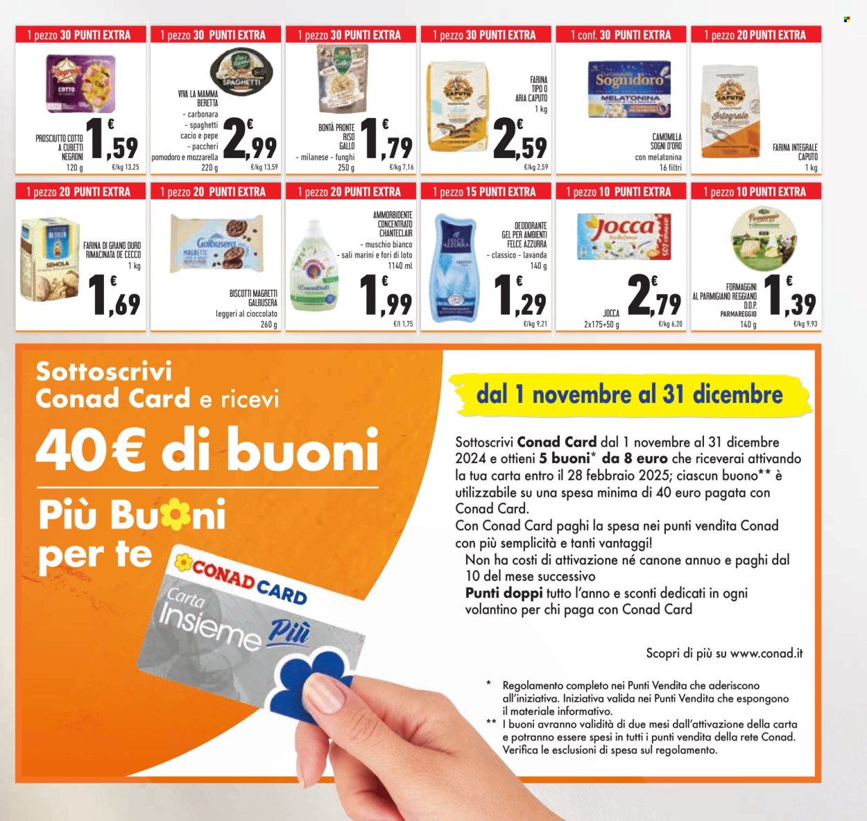 Volantino Conad Superstore - 31/10/2024 - 12/11/2024. Pagina 1