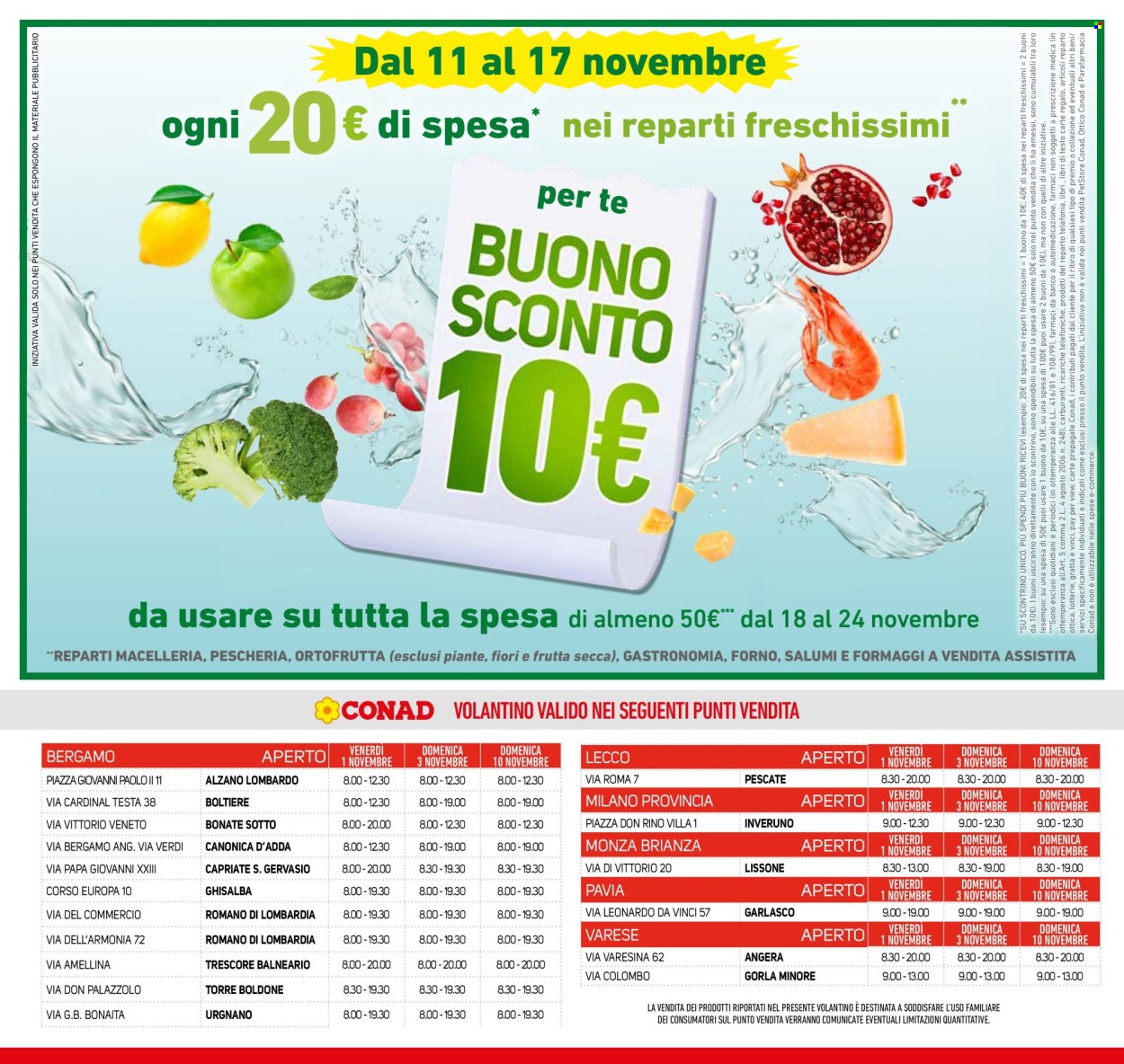 Volantino Conad - 31/10/2024 - 12/11/2024. Pagina 36