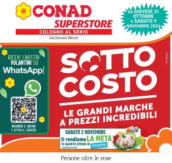 Volantino Conad Superstore - 31/10/2024 - 12/11/2024.