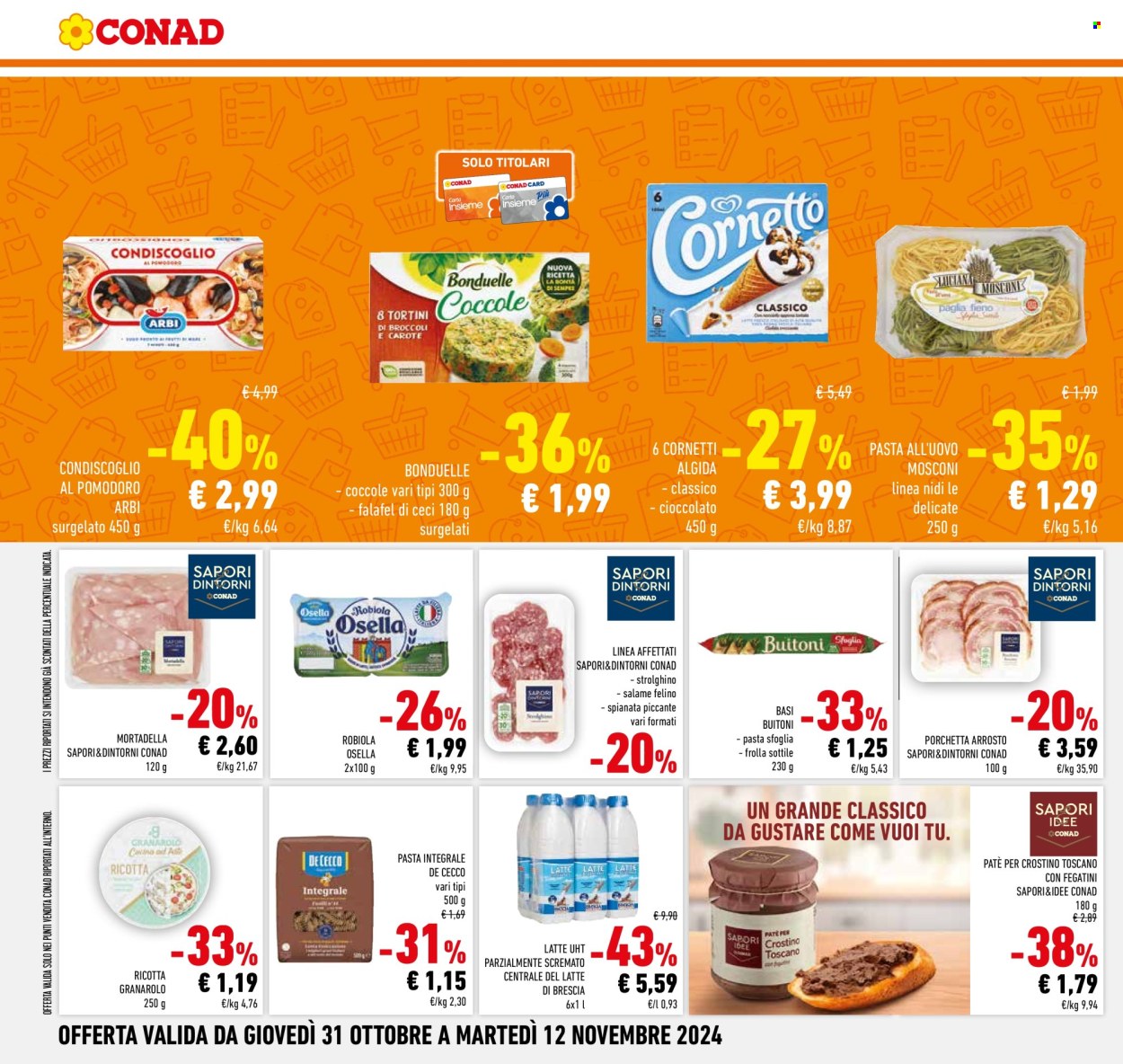 Volantino Conad - 31/10/2024 - 12/11/2024. Pagina 8