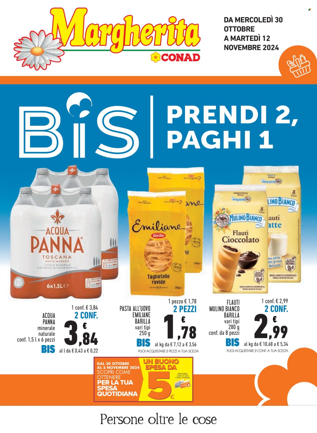 Volantino Margherita Conad - 30/10/2024 - 12/11/2024. Pagina 1