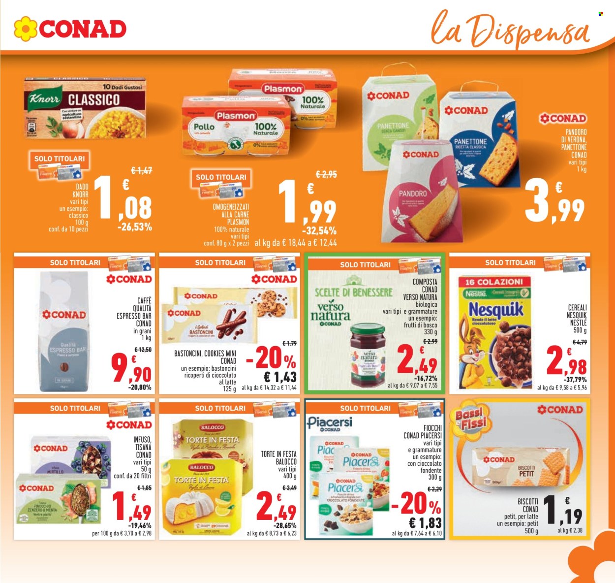 Volantino Conad - 31/10/2024 - 13/11/2024. Pagina 23