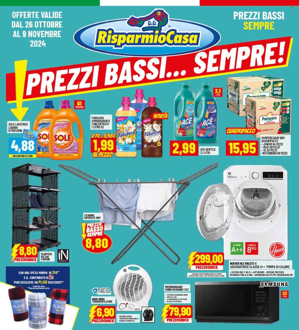 Volantino Risparmio Casa - 26/10/2024 - 9/11/2024. Pagina 1