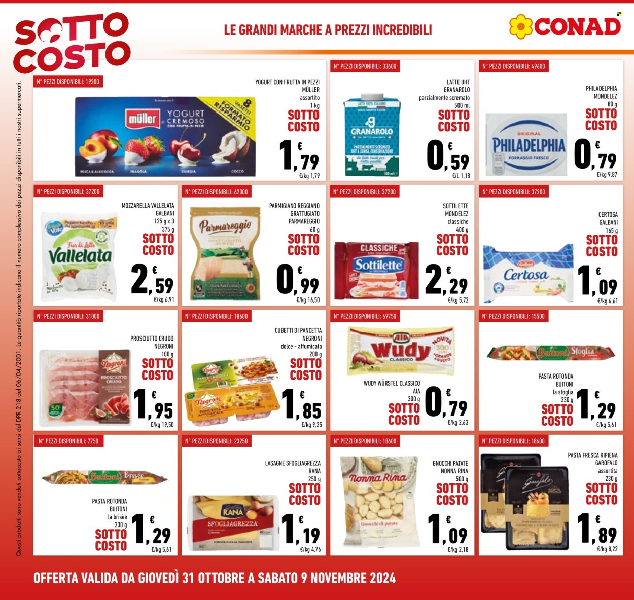 Volantino Conad - 29/10/2024 - 11/11/2024. Pagina 2