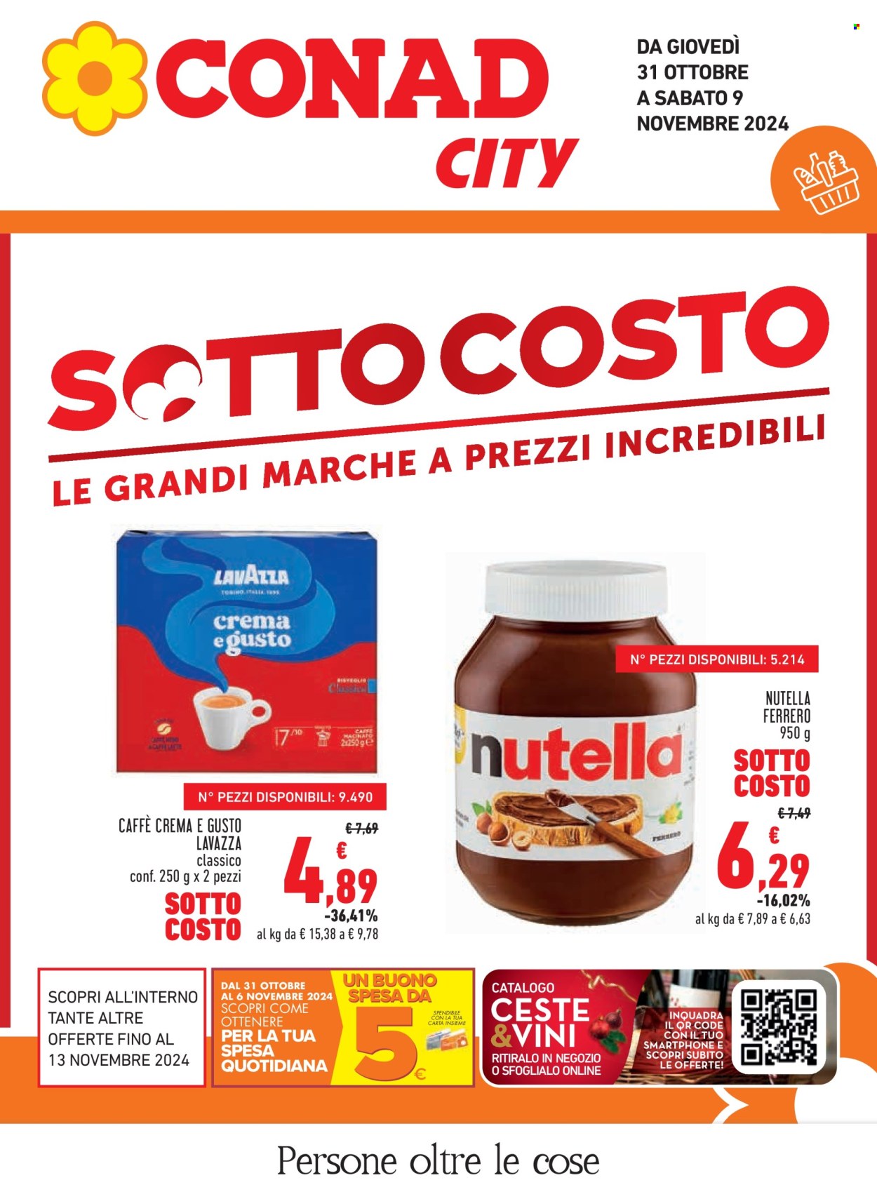 Volantino Conad - 31/10/2024 - 9/11/2024. Pagina 1