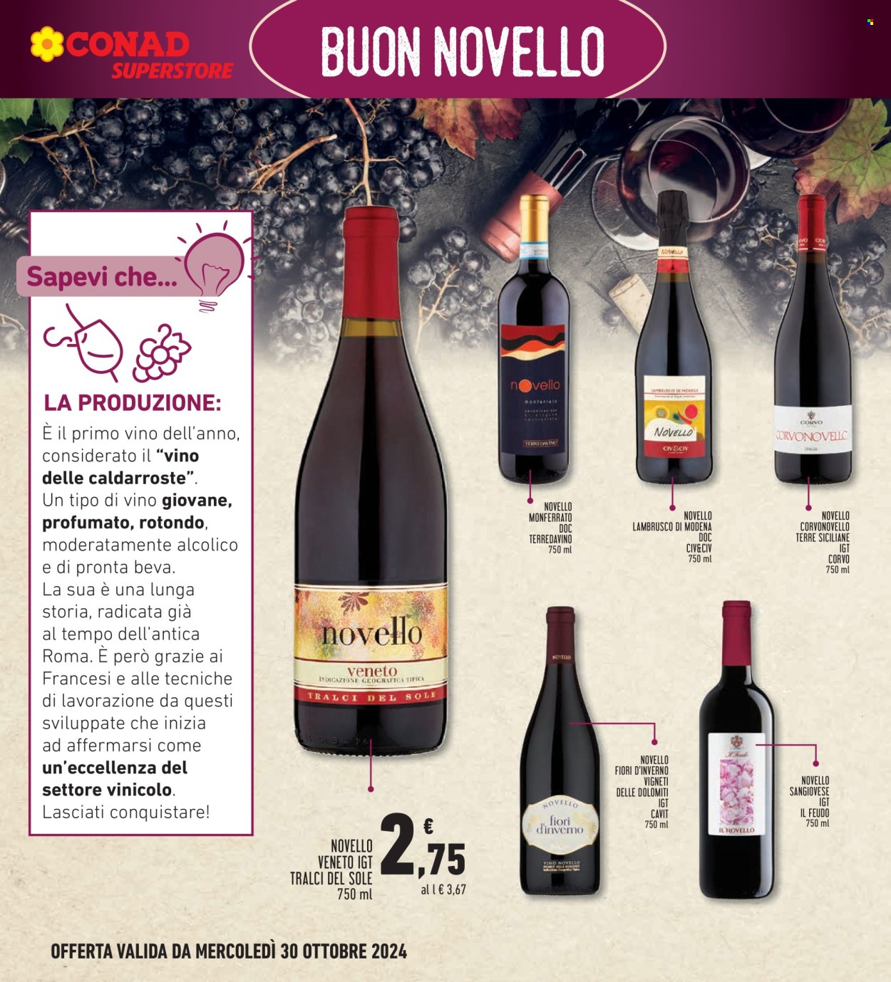 Volantino Conad Superstore - 31/10/2024 - 9/11/2024. Pagina 24