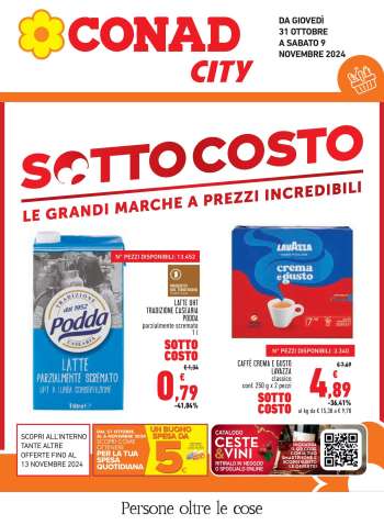 Volantino Conad City - 31/10/2024 - 9/11/2024.