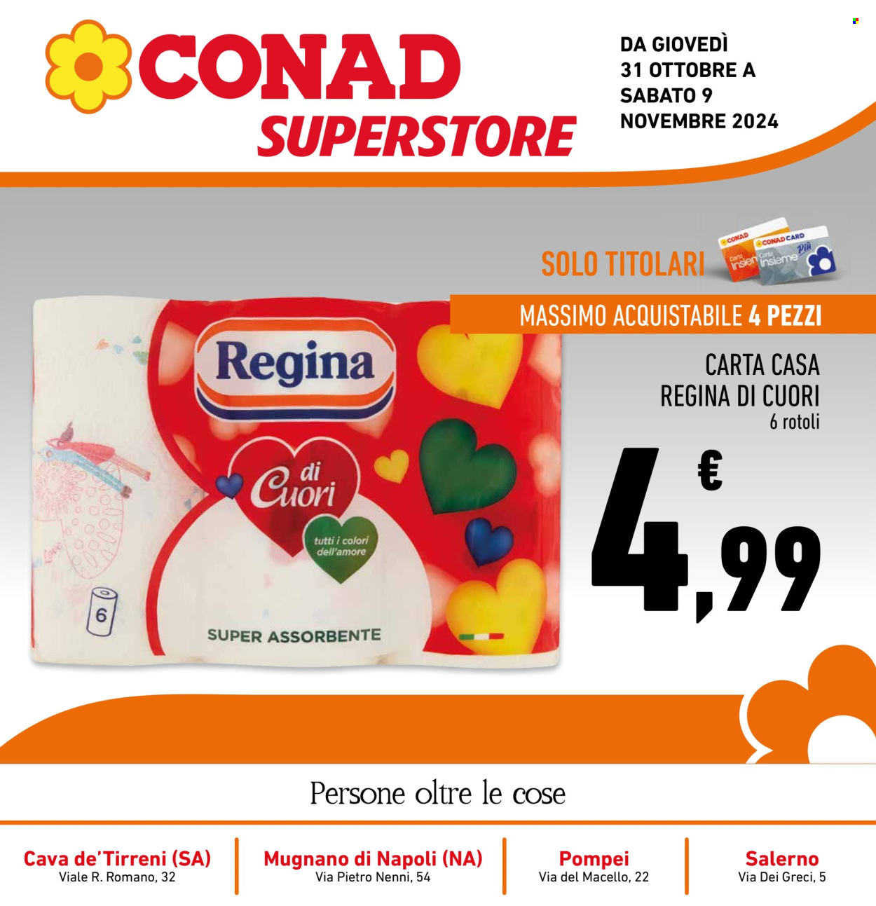 Volantino Conad Superstore - 31/10/2024 - 9/11/2024. Pagina 1