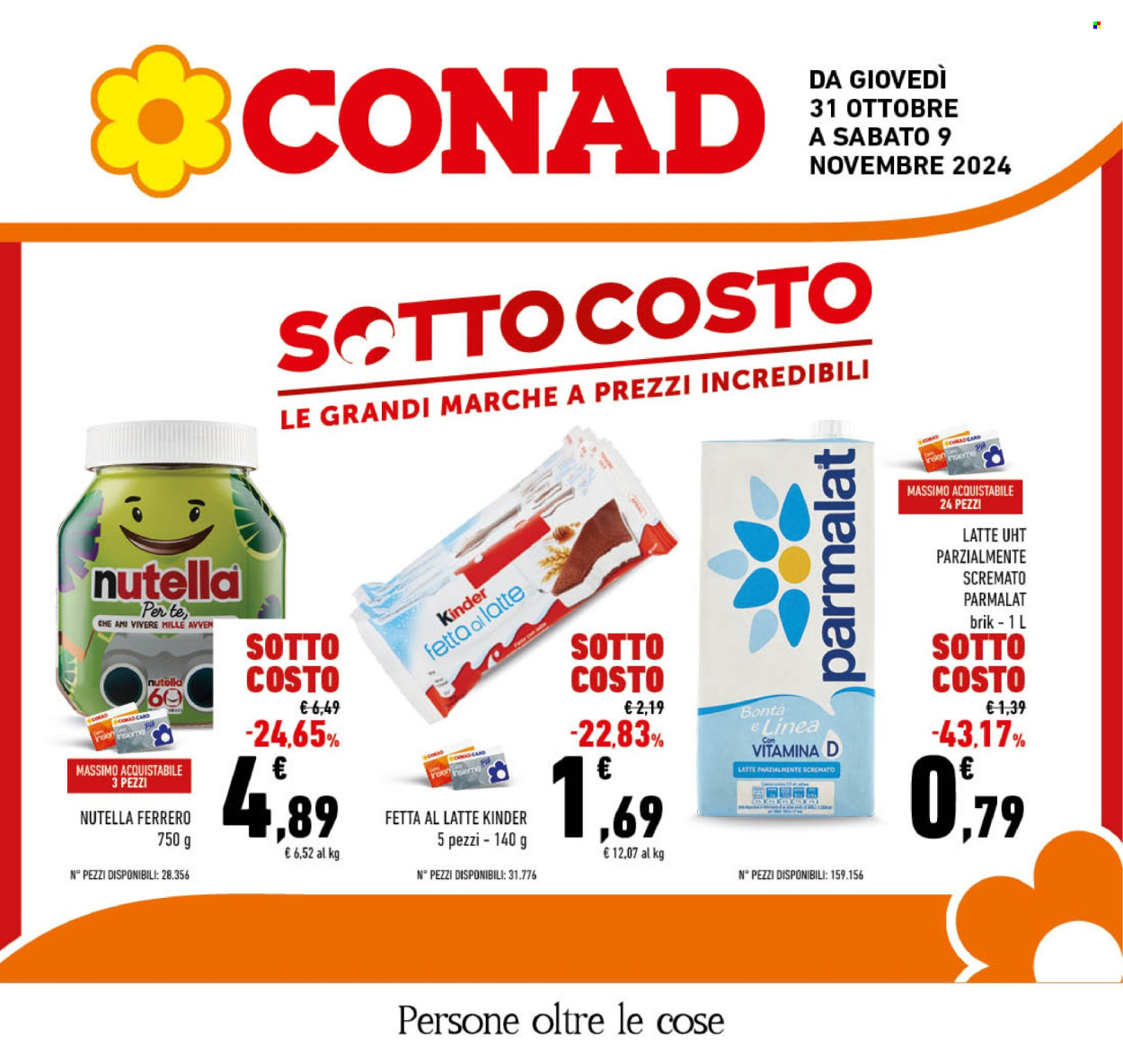 Volantino Conad - 31/10/2024 - 9/11/2024. Pagina 1