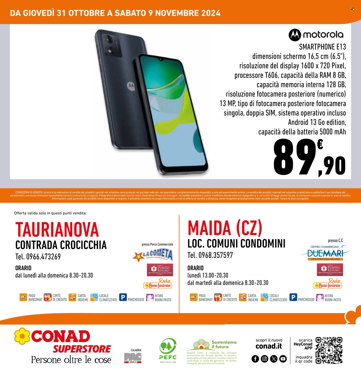 Volantino Conad Superstore - 31/10/2024 - 9/11/2024. Pagina 4