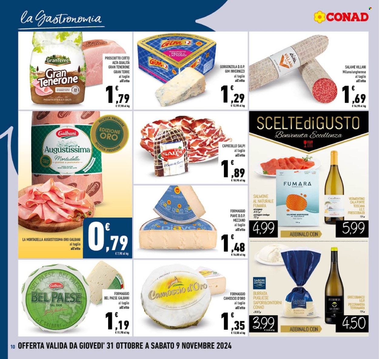 Volantino Conad - 31/10/2024 - 9/11/2024. Pagina 10