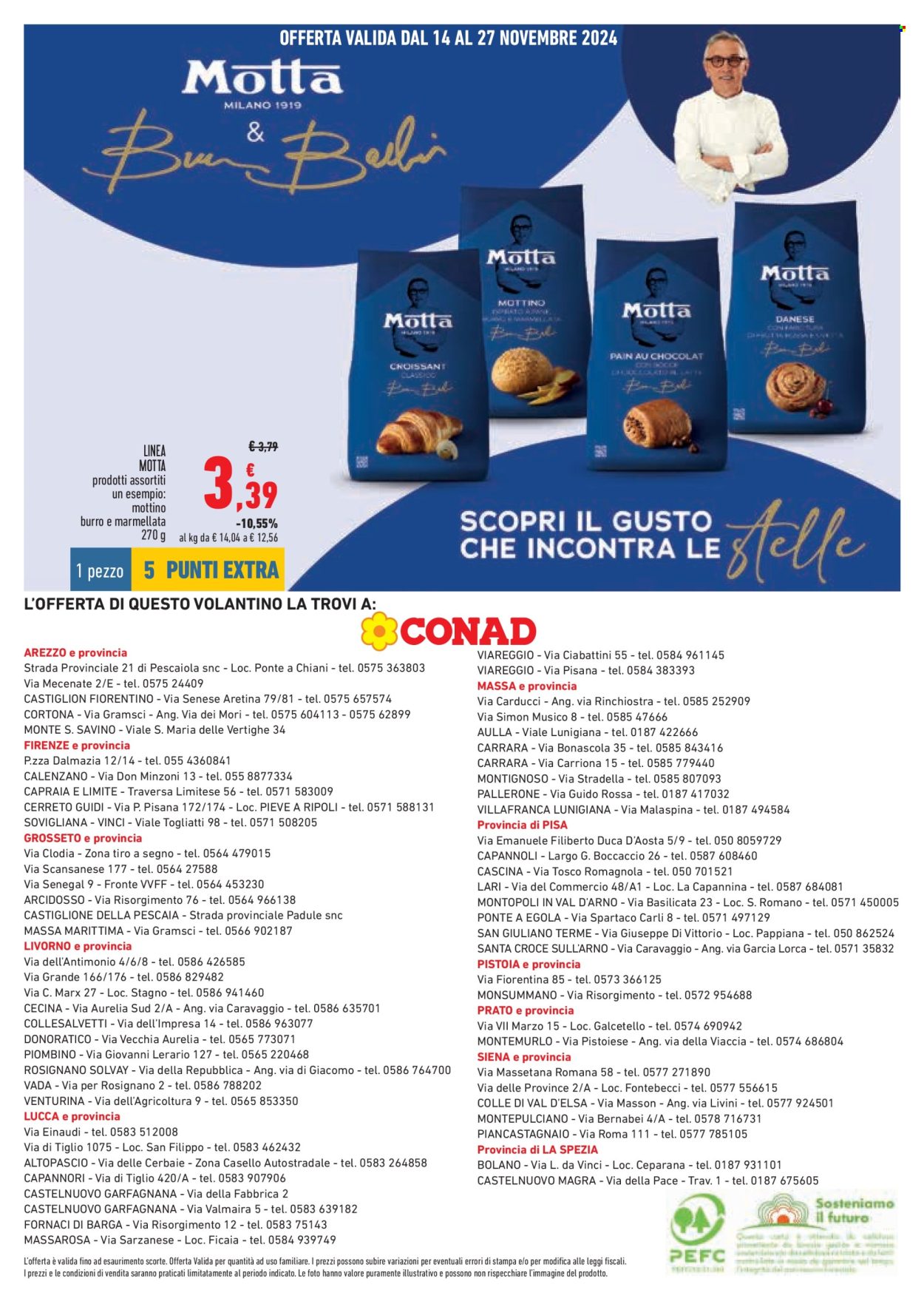 Volantino Conad - 31/10/2024 - 27/11/2024. Pagina 1