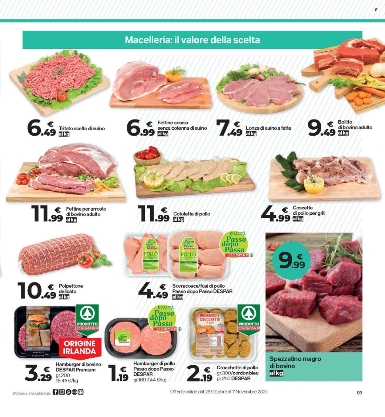 Volantino Eurospar - 28/10/2024 - 7/11/2024. Pagina 3