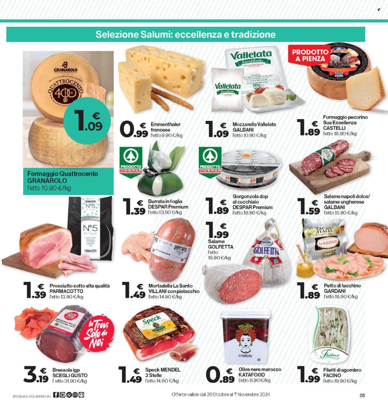 Volantino Eurospar - 28/10/2024 - 7/11/2024. Pagina 5