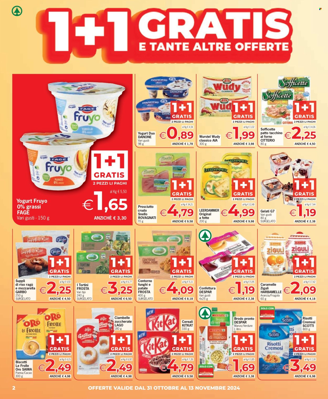 Volantino Eurospar - 31/10/2024 - 13/11/2024. Pagina 2