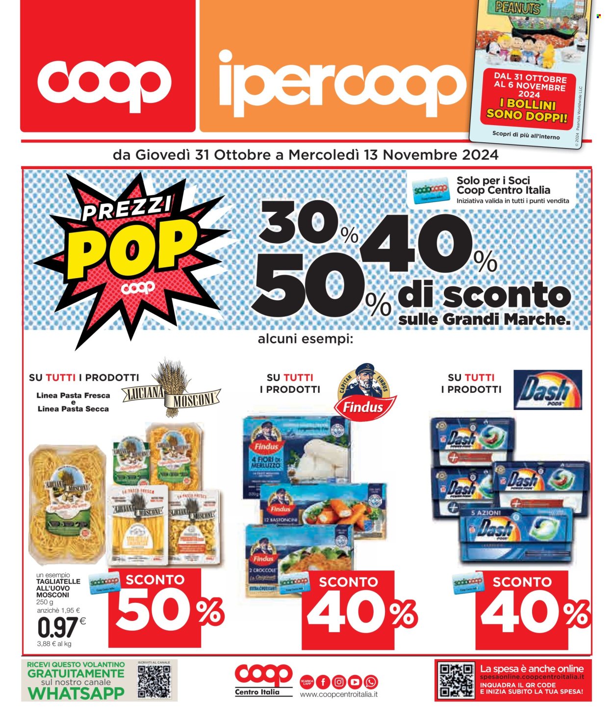 Volantino Coop - 31/10/2024 - 13/11/2024. Pagina 1