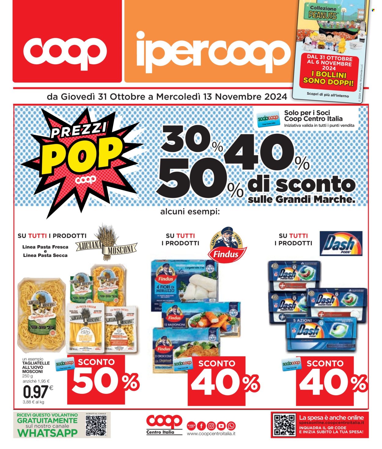 Volantino Coop - 31/10/2024 - 13/11/2024. Pagina 1