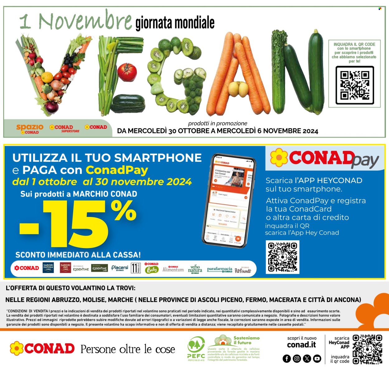 Volantino Conad - 31/10/2024 - 9/11/2024. Pagina 28