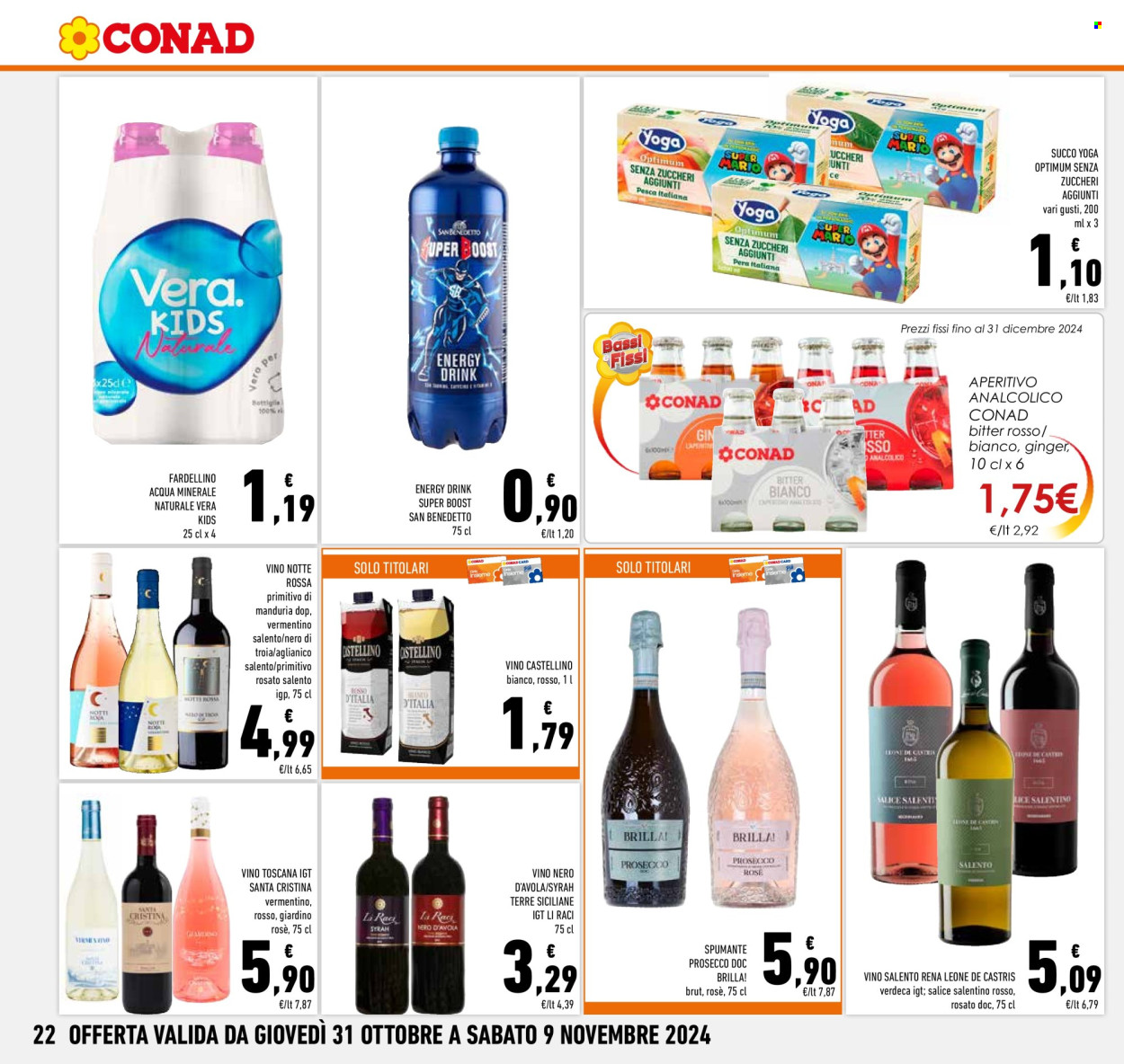 Volantino Conad - 31/10/2024 - 9/11/2024. Pagina 22