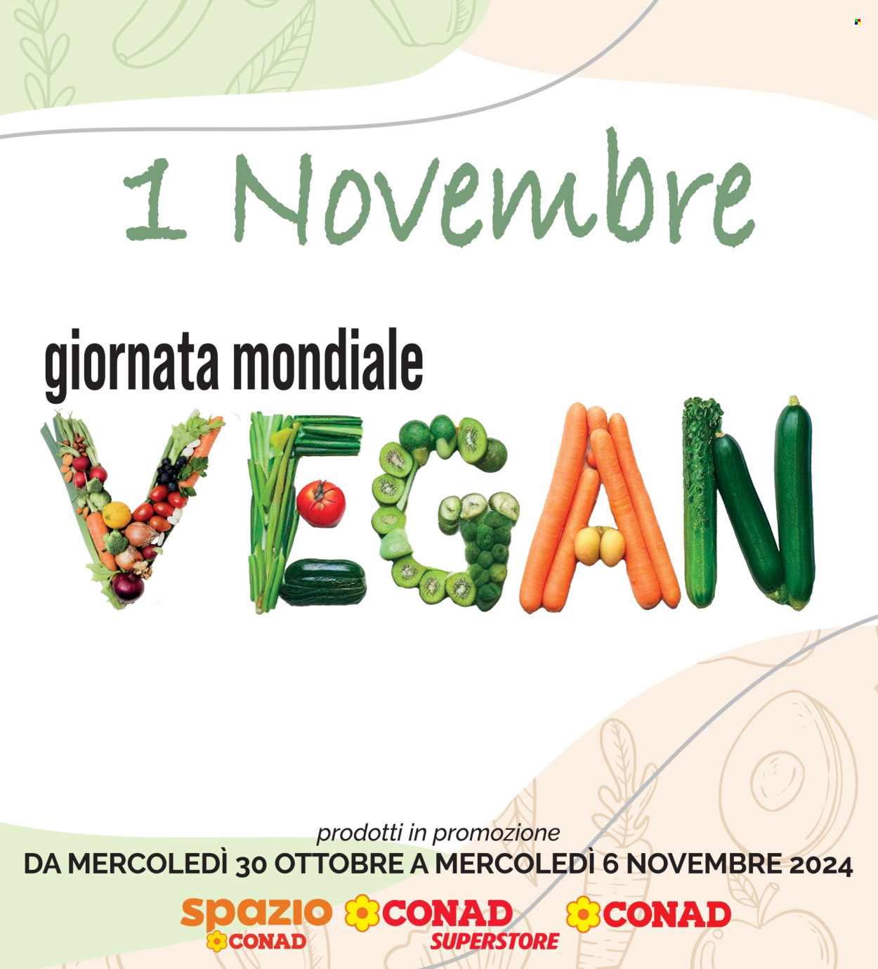 Volantino Conad - 30/10/2024 - 6/11/2024. Pagina 1