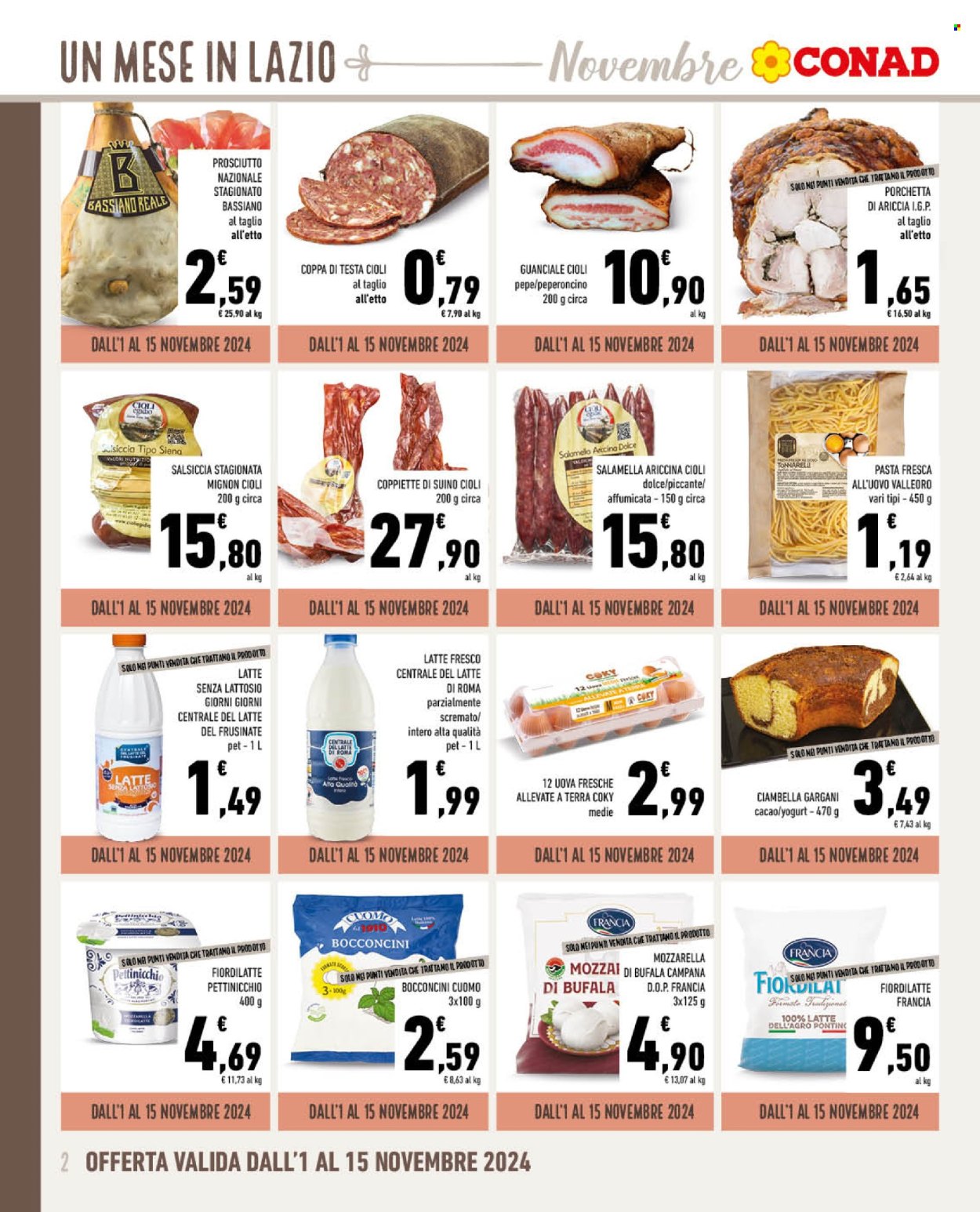 Volantino Conad - 1/11/2024 - 30/11/2024. Pagina 1