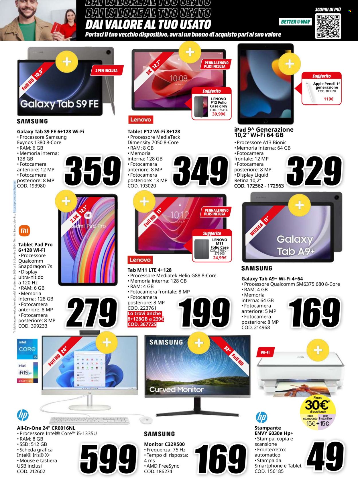 Volantino MediaWorld - 1/11/2024 - 11/11/2024. Pagina 7