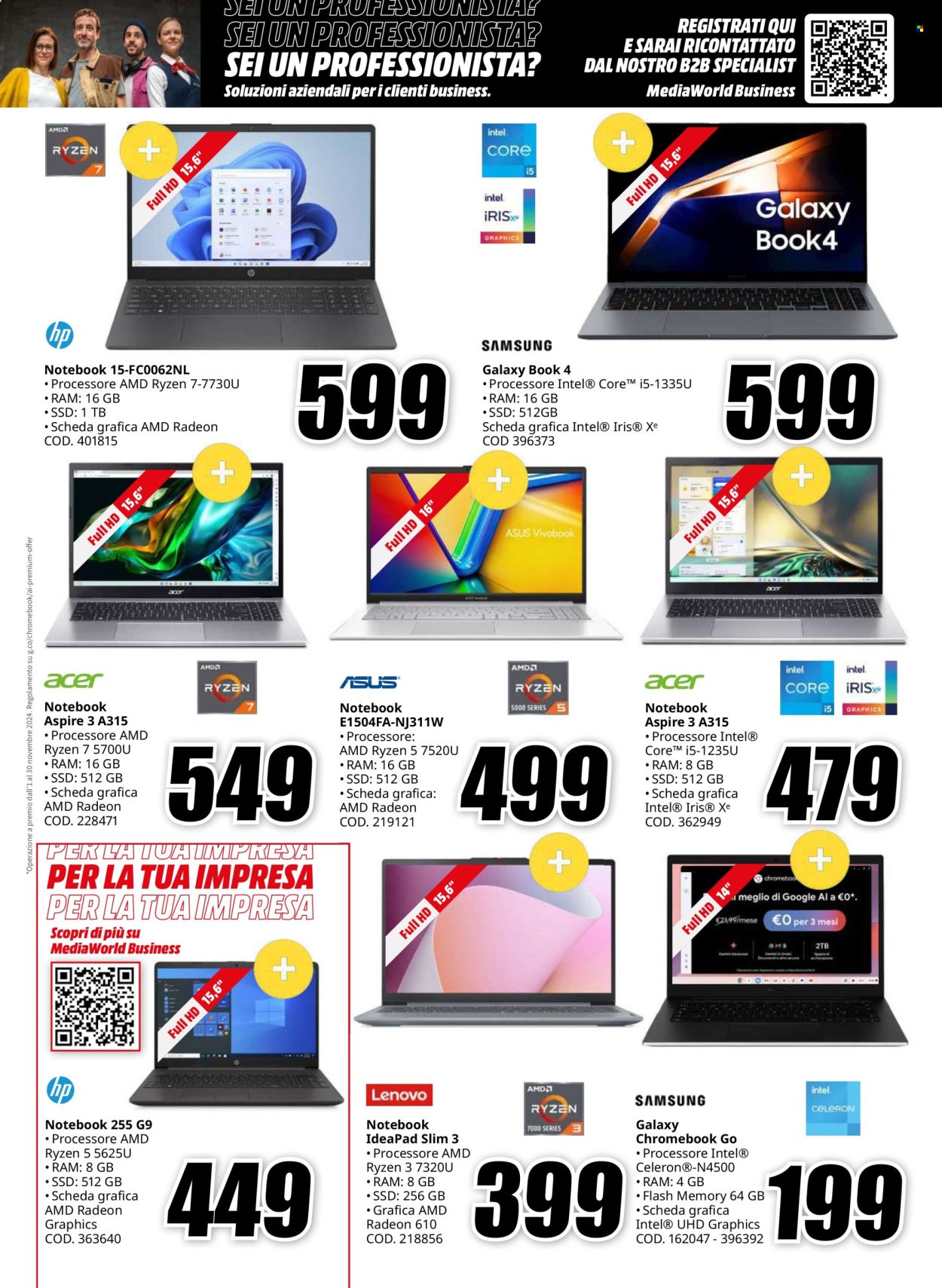 Volantino MediaWorld - 1/11/2024 - 11/11/2024. Pagina 9