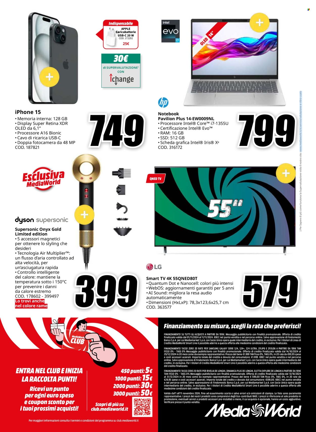 Volantino MediaWorld - 1/11/2024 - 11/11/2024. Pagina 28