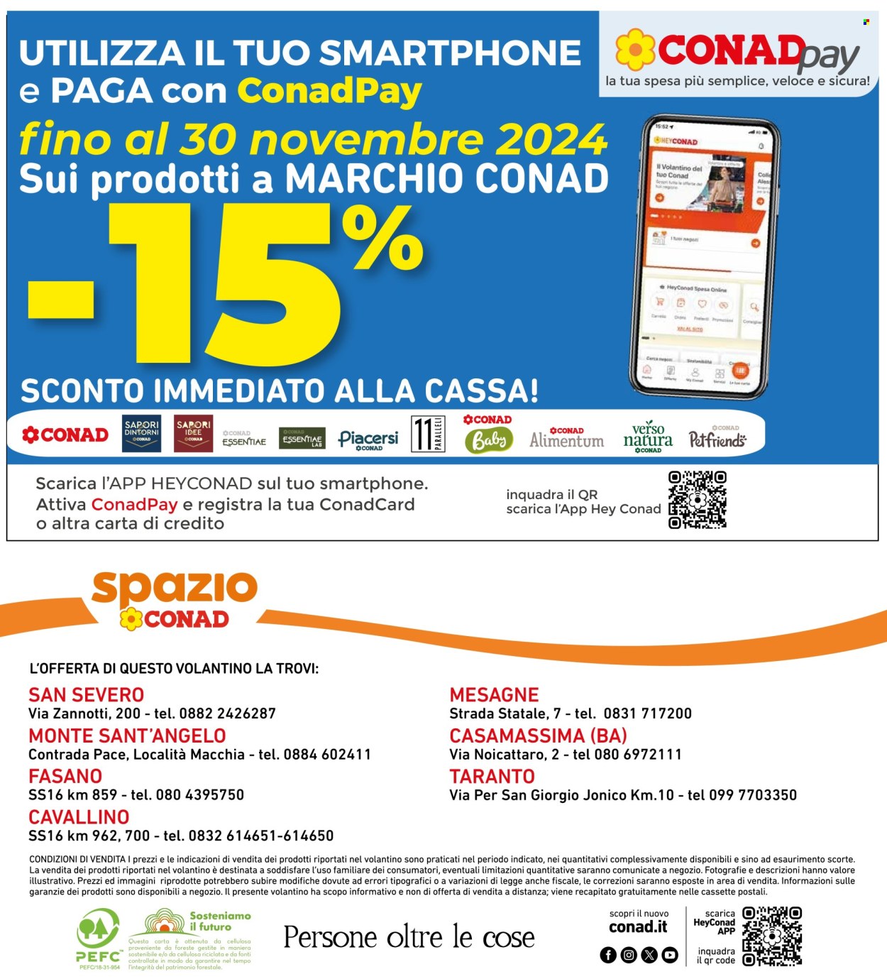 Volantino Spazio Conad - 4/11/2024 - 13/11/2024. Pagina 40