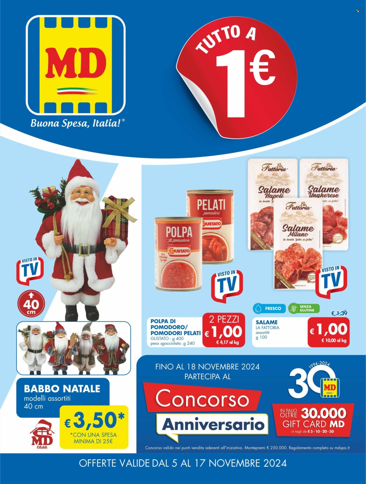 Volantino MD Discount - 5/11/2024 - 17/11/2024. Pagina 1