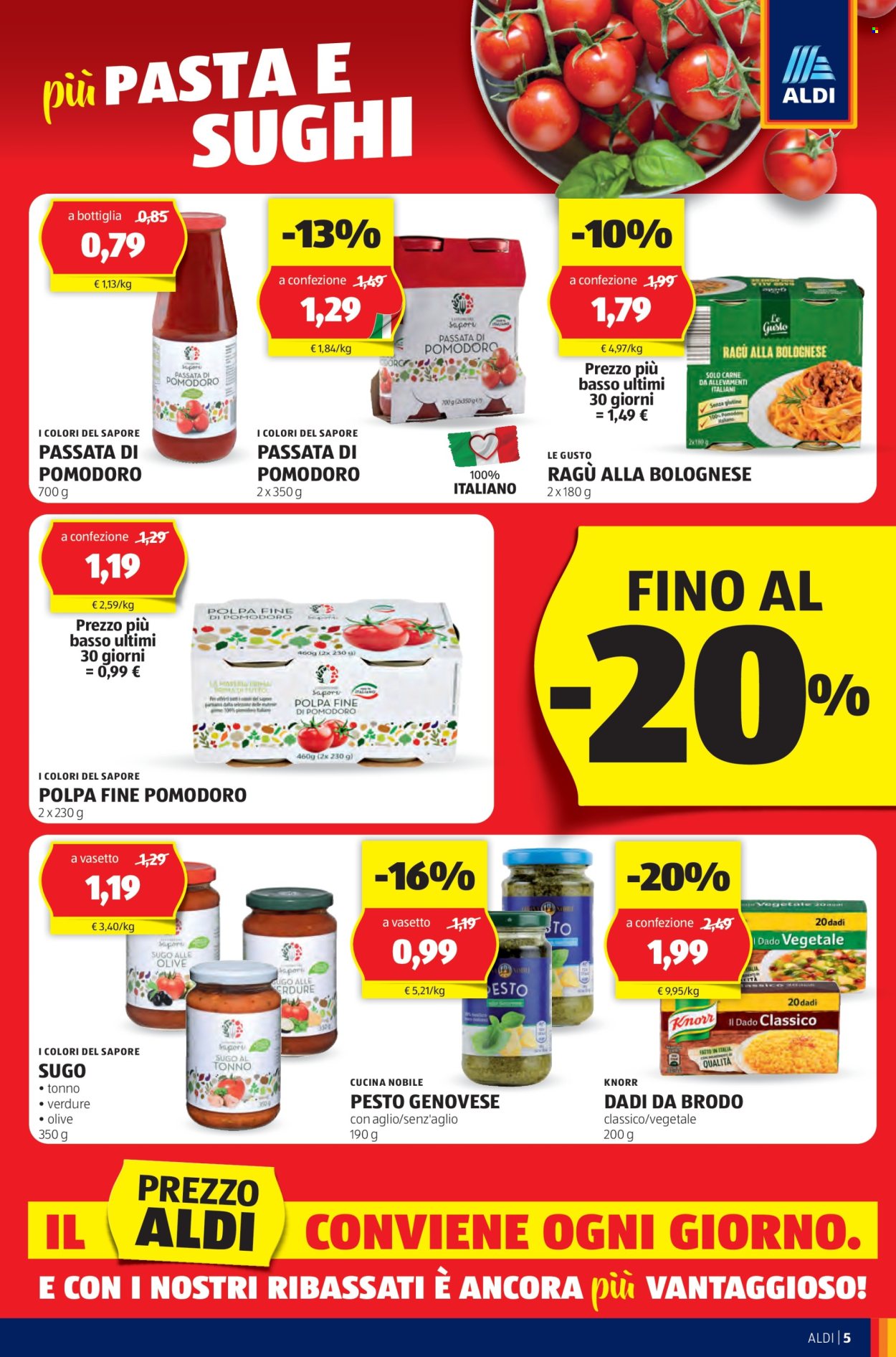 Volantino Aldi. Pagina 1