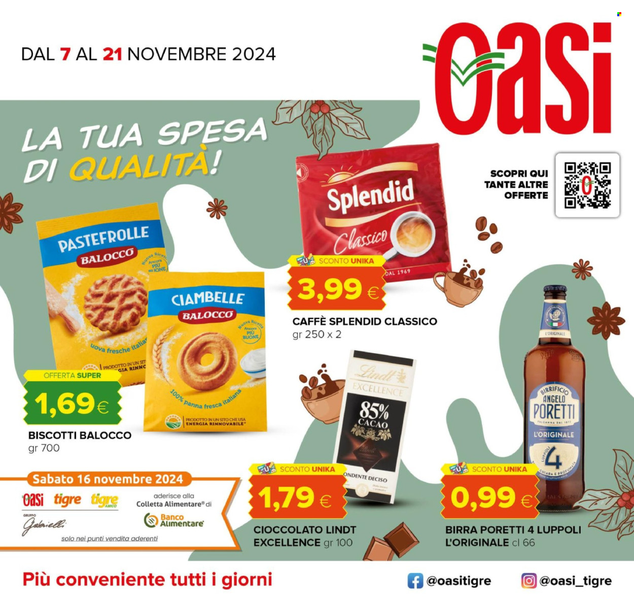 Volantino Oasi - 7/11/2024 - 21/11/2024. Pagina 1