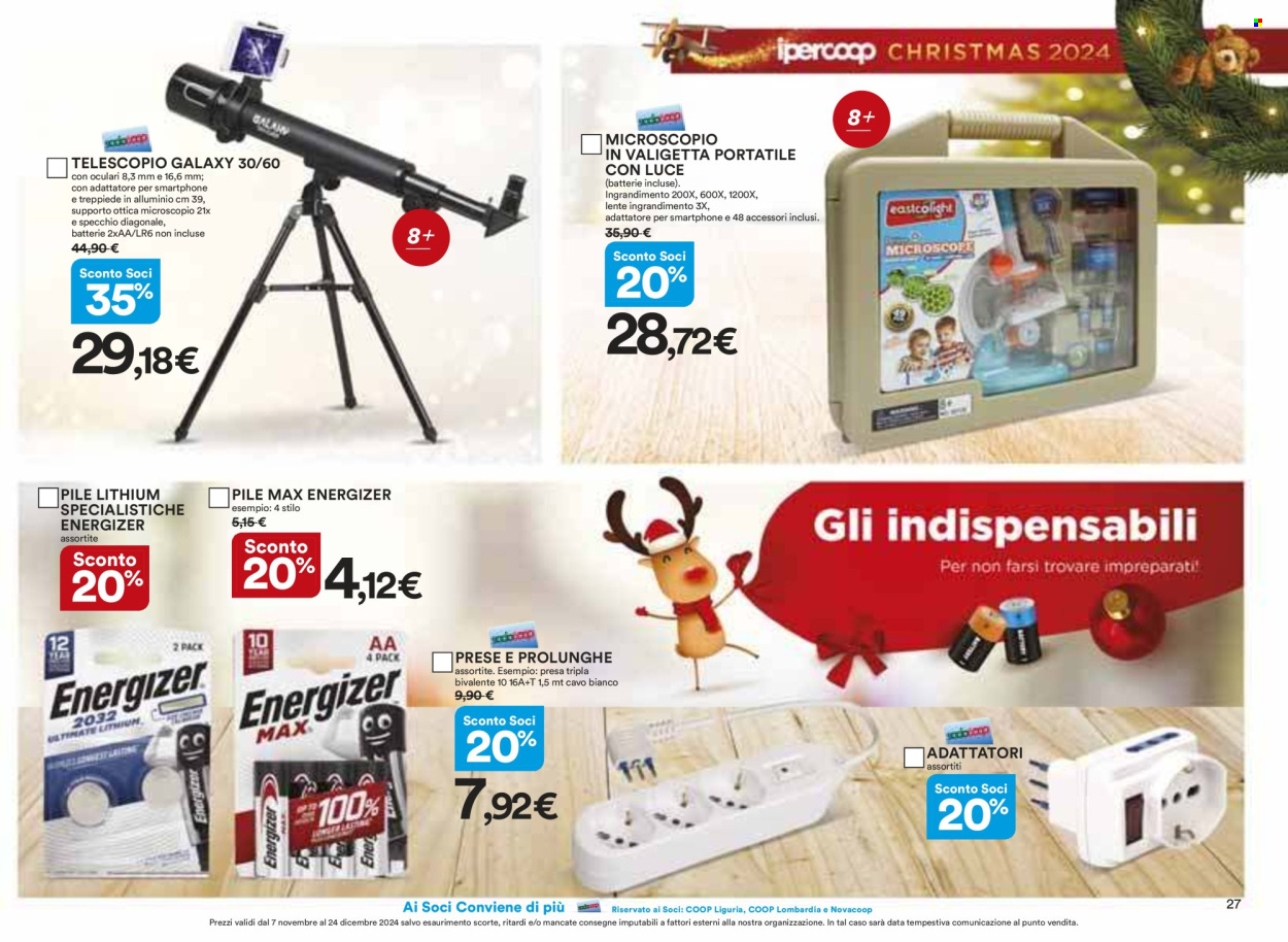 Volantino Coop - 7/11/2024 - 24/12/2024. Pagina 1