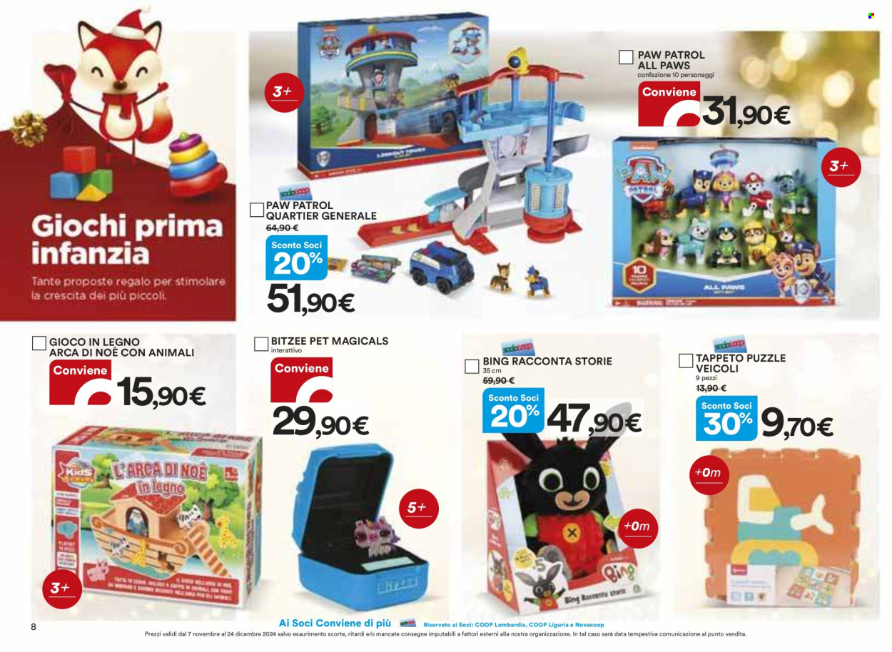 Volantino Coop - 7/11/2024 - 24/12/2024. Pagina 1