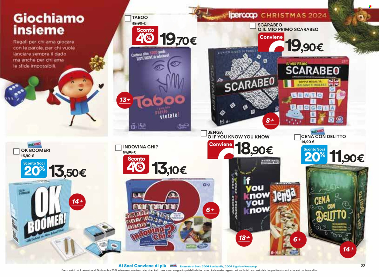 Volantino Coop - 7/11/2024 - 24/12/2024. Pagina 1