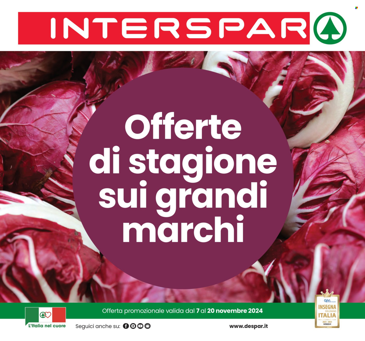 Volantino Interspar - 7/11/2024 - 20/11/2024. Pagina 1