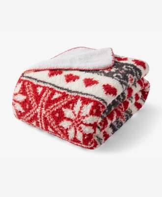 Coperta natalizia con decorazioni - SKU/PLU: 612932 Avvolgiti nel calore e nella magia del Natale con questa splendida coperta natalizia con decorazioni. Realizzata con materiali morbidi, è l’accessorio perfetto per le fredde serate invernali. I motivi tipici del Natale aggiungeranno un tocco di allegria al tuo salotto o alla tua camera da letto, rendendo ogni momento speciale e confortevole. Questa coperta è perfetta anche come regalo per sorprendere chi ami durante le feste!