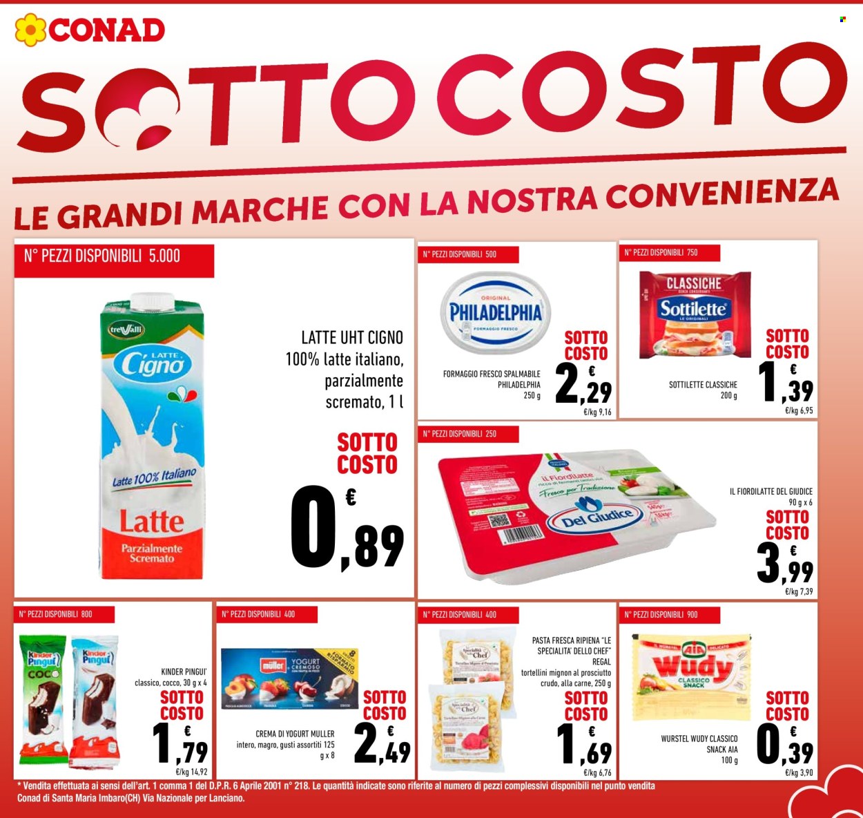 Volantino Conad - 7/11/2024 - 16/11/2024. Pagina 1