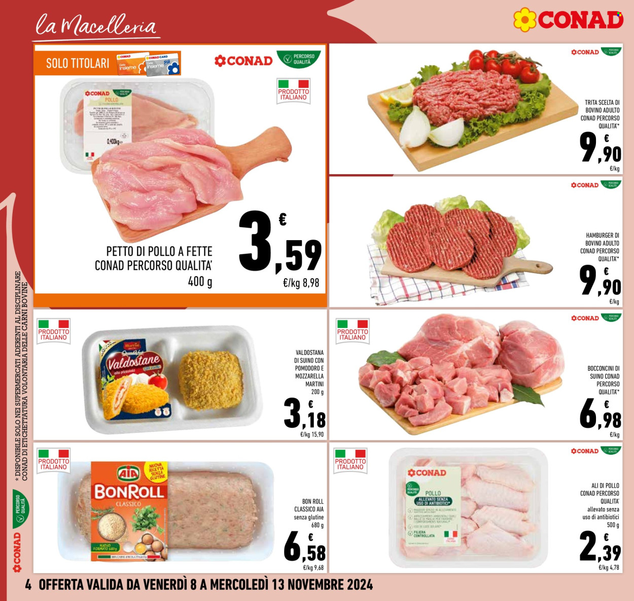 Volantino Conad - 8/11/2024 - 13/11/2024. Pagina 1