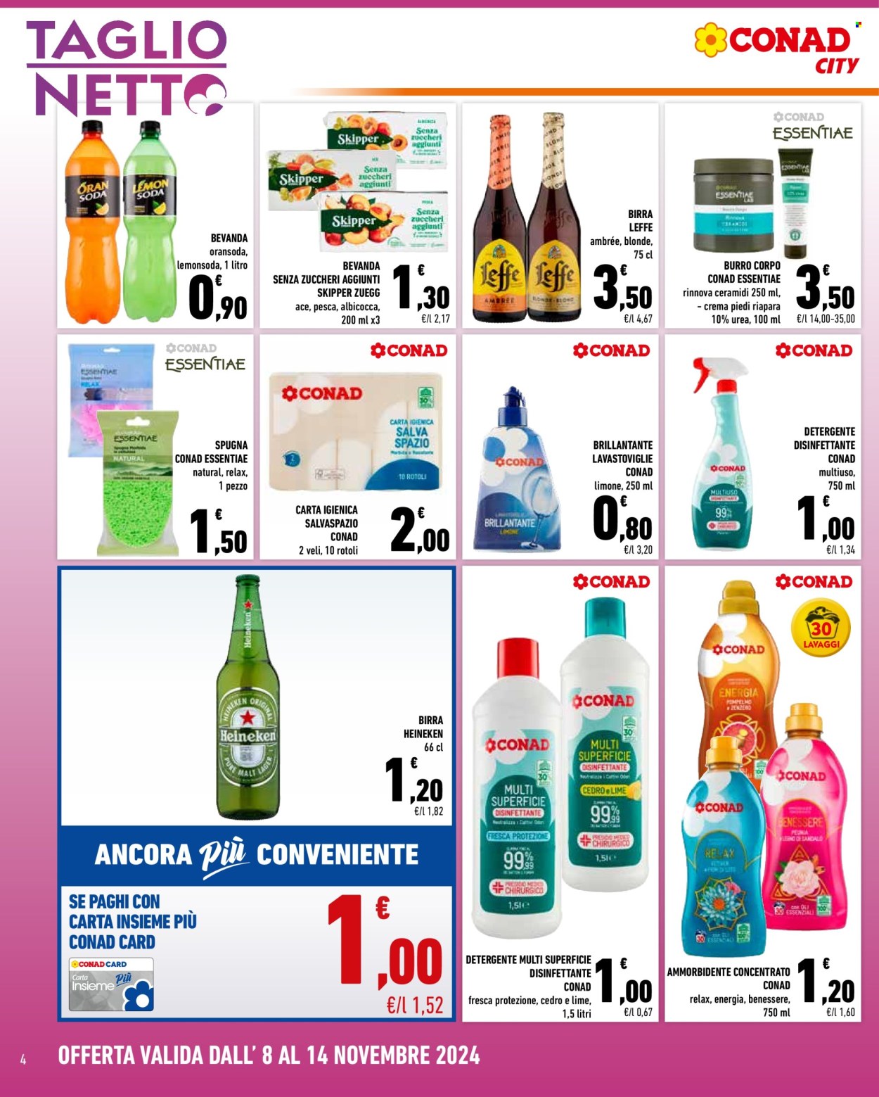 Volantino Conad City - 8/11/2024 - 14/11/2024. Pagina 1