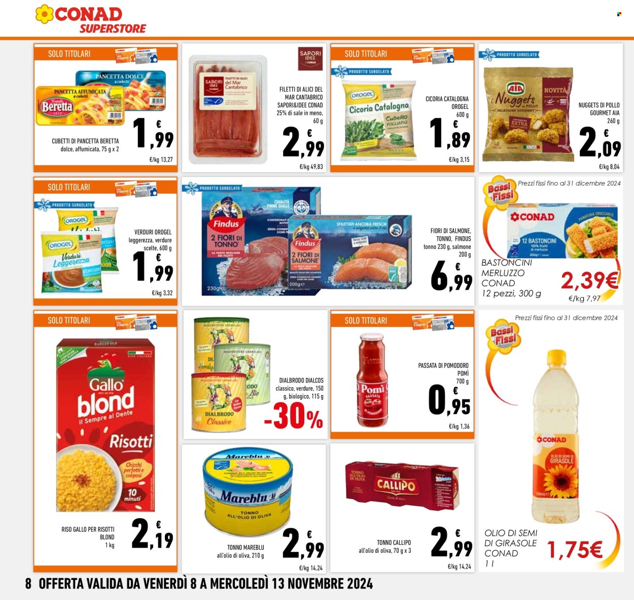 Volantino Conad Superstore - 8/11/2024 - 13/11/2024. Pagina 1