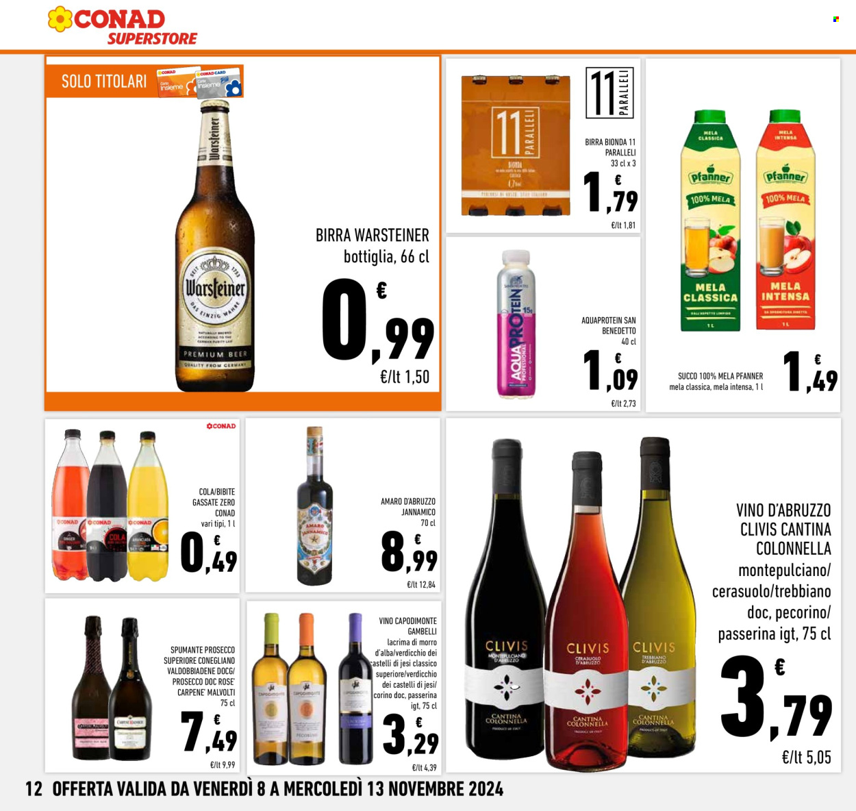 Volantino Conad Superstore - 8/11/2024 - 13/11/2024. Pagina 1