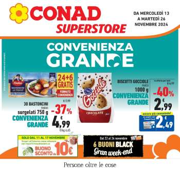 Volantino Conad Superstore - 13/11/2024 - 26/11/2024.