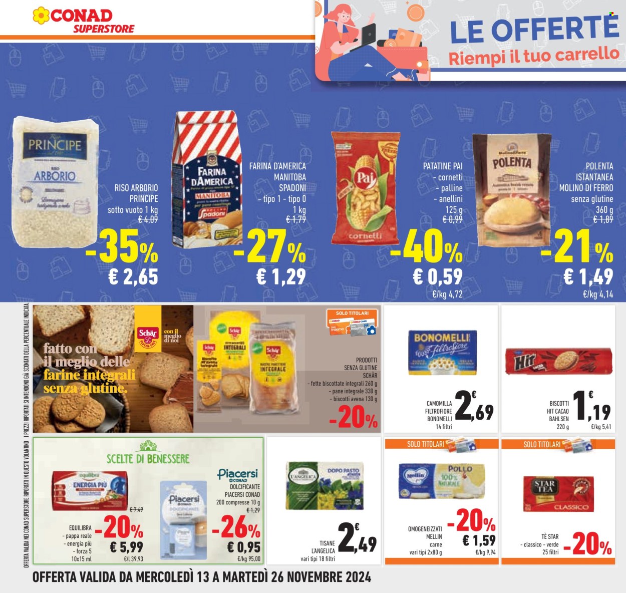 Volantino Conad Superstore - 13/11/2024 - 26/11/2024. Pagina 1