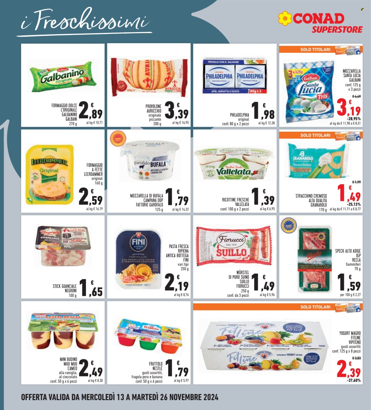 Volantino Conad - 13/11/2024 - 26/11/2024. Pagina 1