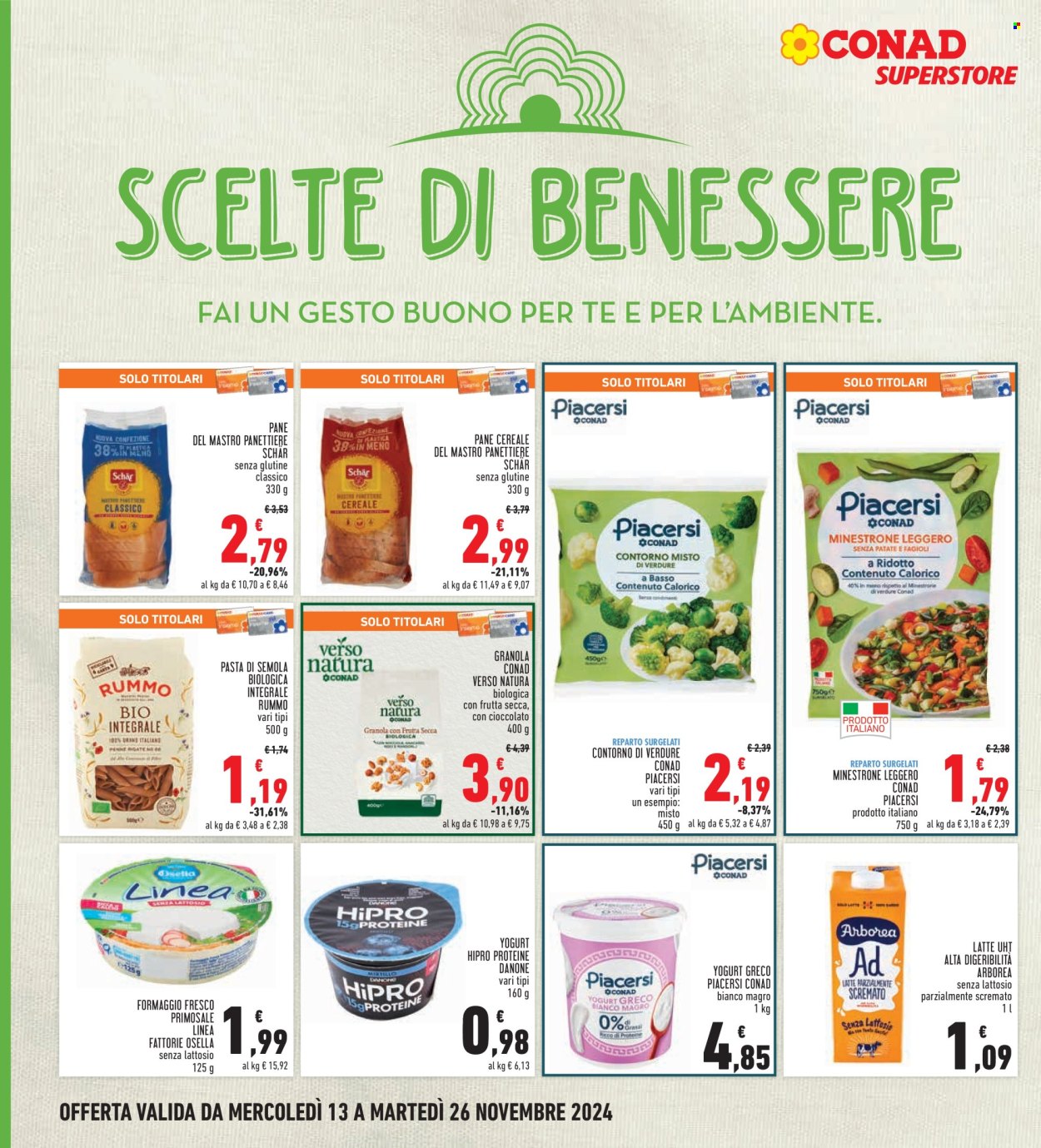 Volantino Conad - 13/11/2024 - 26/11/2024. Pagina 1