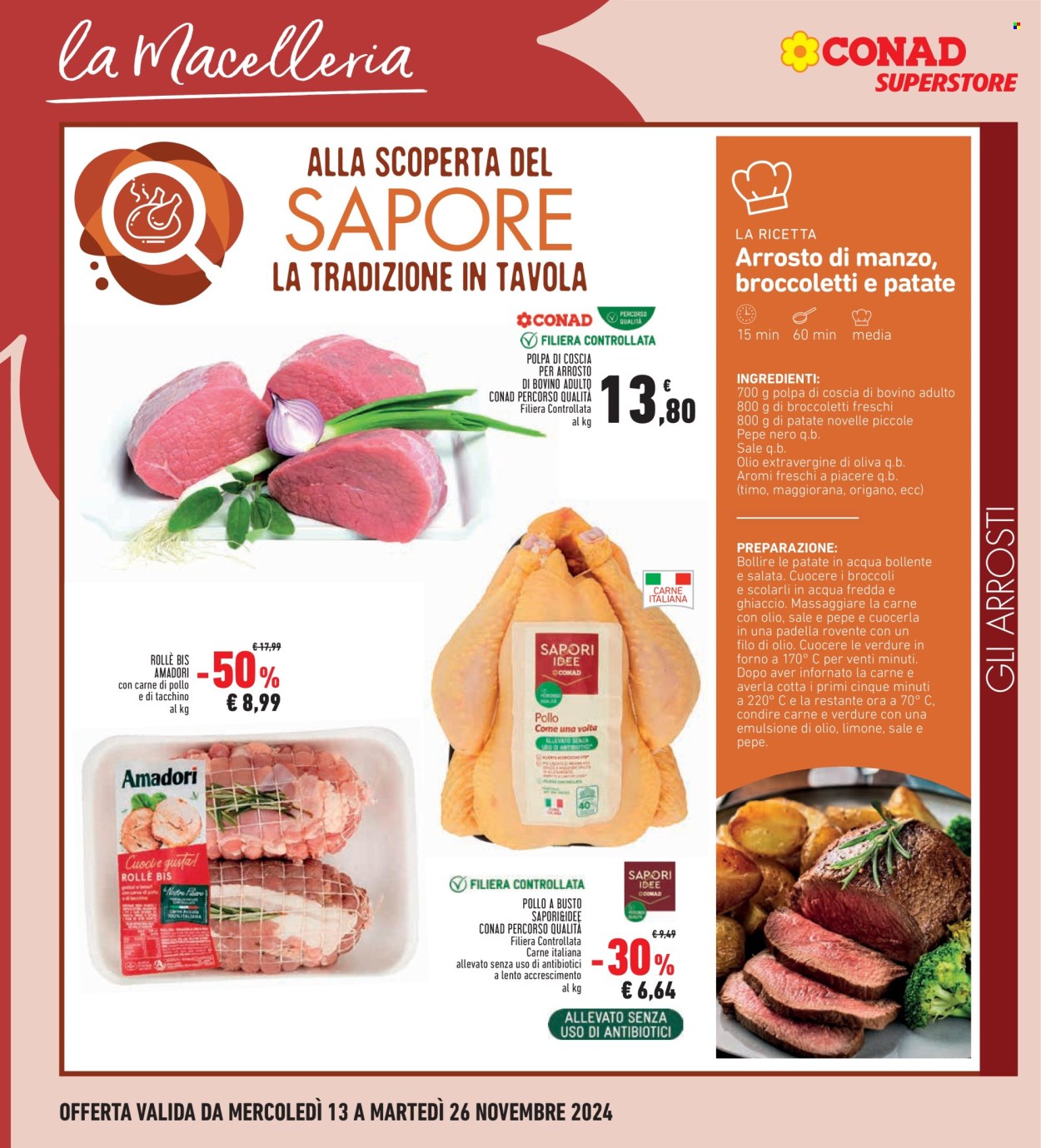 Volantino Conad - 13/11/2024 - 26/11/2024. Pagina 1