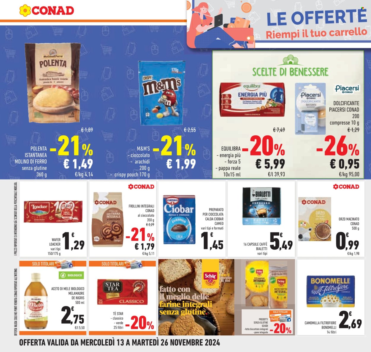 Volantino Conad - 13/11/2024 - 26/11/2024. Pagina 1