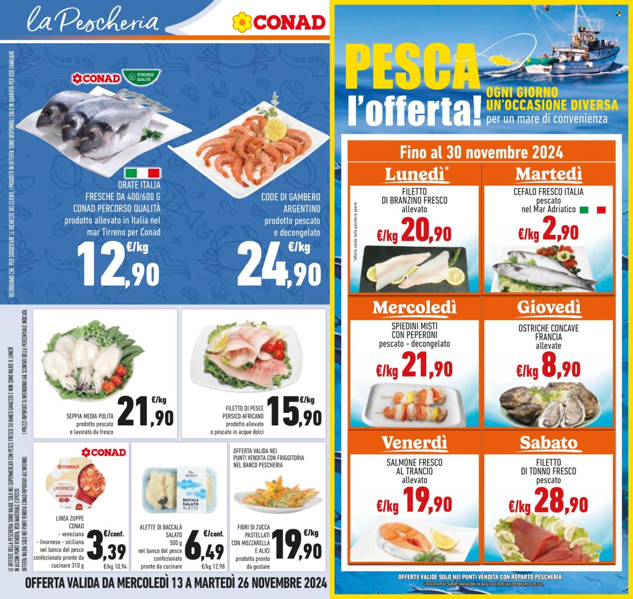 Volantino Conad - 13/11/2024 - 26/11/2024. Pagina 1