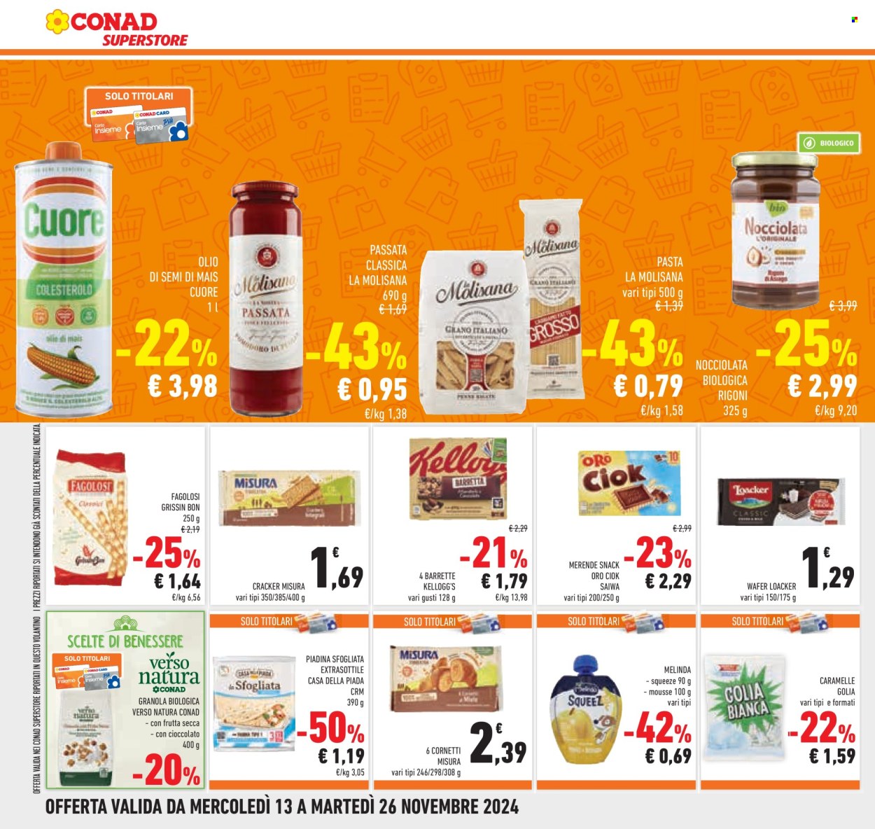 Volantino Conad Superstore - 13/11/2024 - 26/11/2024. Pagina 1